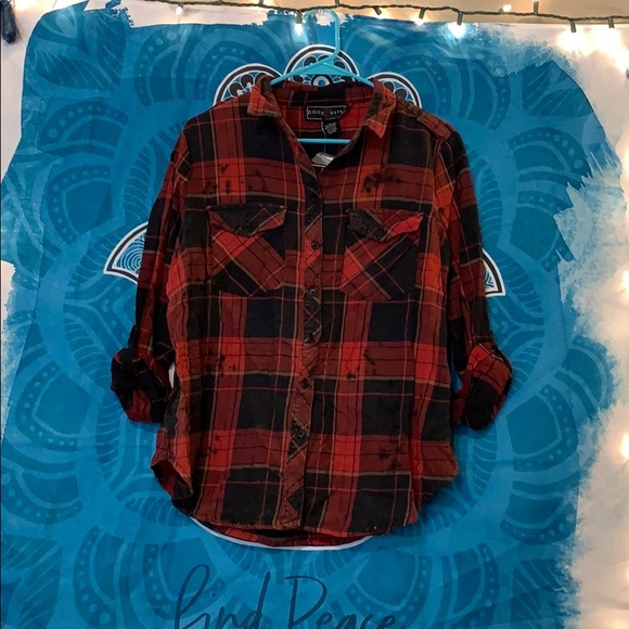 Polly & Esther Tops - Destroyed  flannel shirt. 🌵